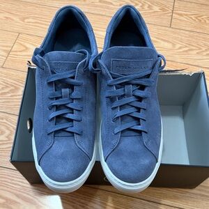 Peter Millar Navy Suede Sneakers